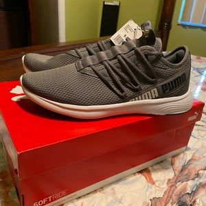 Men’s Puma sneakers star vital gray and white